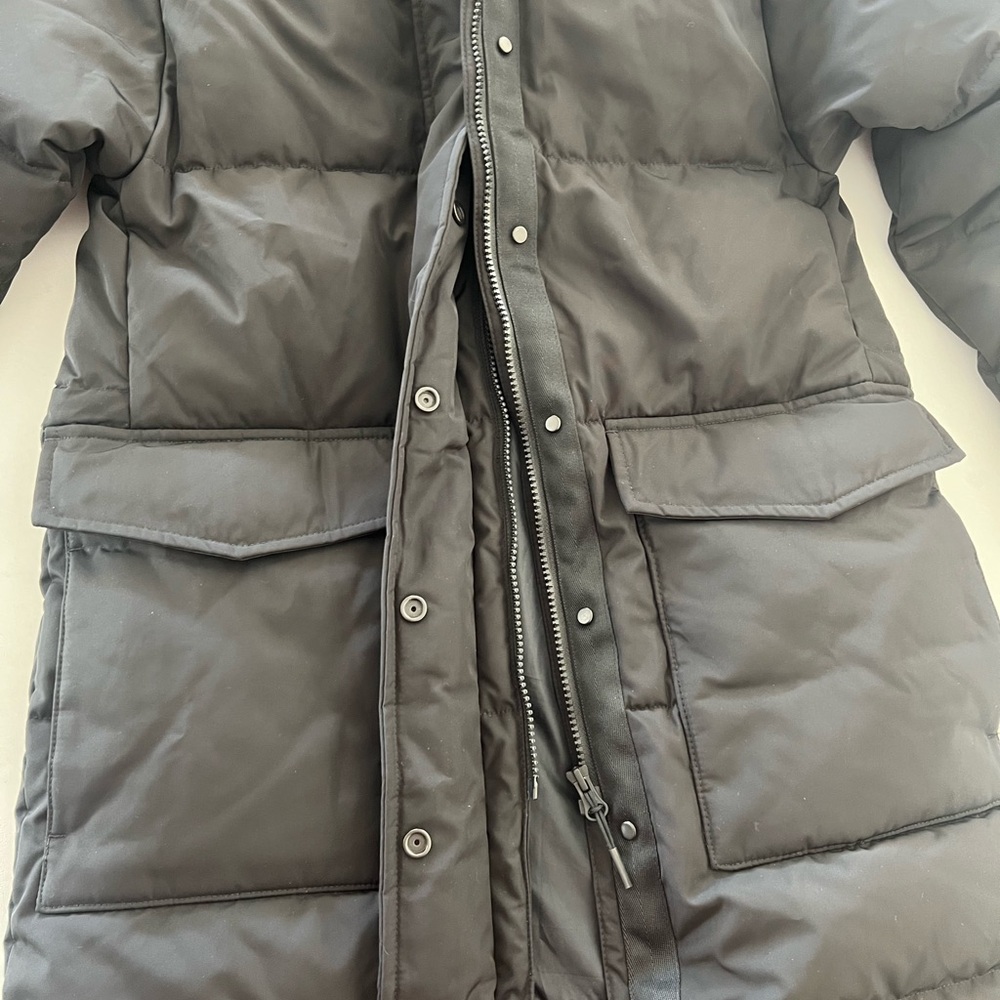 Everlane ReNew Long Puffer Jacket XXS Black - Picture 8 of 10